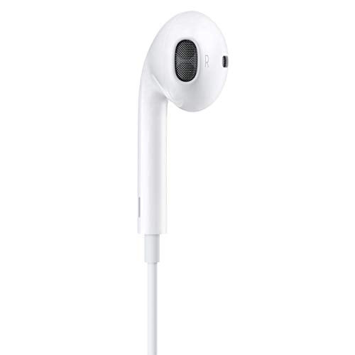 Apple EarPods Headphones with Lightning Connector. Microphone with Built-in Remote to Control Music, Phone Calls, and Volume. Wired Earbuds for iPhone