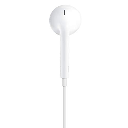 Apple EarPods Headphones with Lightning Connector. Microphone with Built-in Remote to Control Music, Phone Calls, and Volume. Wired Earbuds for iPhone