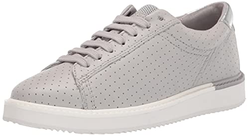 Hush Puppies womens Sabine Sneaker, Vapor Grey Perf Leather, 6.5 US