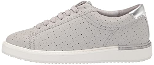 Hush Puppies womens Sabine Sneaker, Vapor Grey Perf Leather, 6.5 US