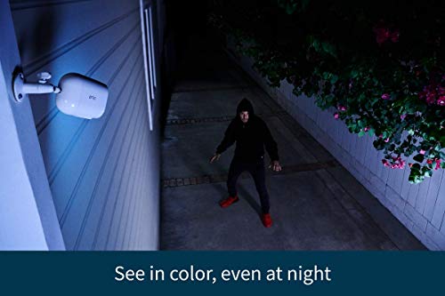 Arlo Essential Spotlight Camera - 3 Pack - Wireless Security, 1080p Video, Color Night Vision, 2 Way Audio, Wire-Free, Direct to WiFi No Hub Needed, Works with Alexa, White - VMC2330