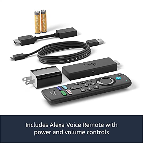 Fire TV Stick 4K Max streaming device, Wi-Fi 6, Alexa Voice Remote (includes TV controls)