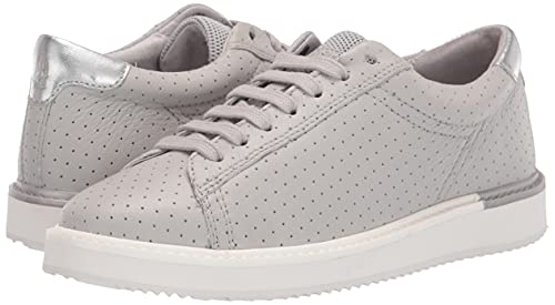 Hush Puppies womens Sabine Sneaker, Vapor Grey Perf Leather, 6.5 US