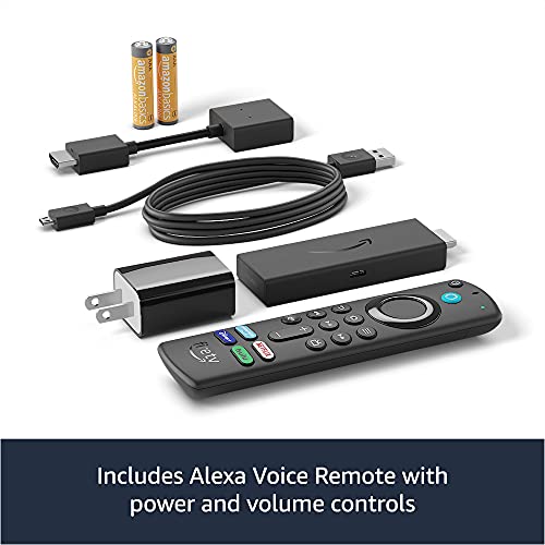 Fire TV Stick 4K, brilliant 4K streaming quality, TV and smart home controls, free and live TV