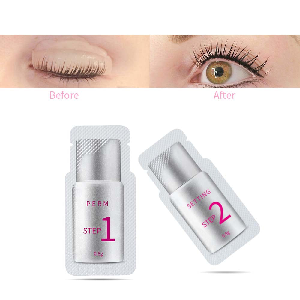 10 Pairs Pouch Eyelash Perm Lotion Lashes Lift Quick Perming 5 To 8 Minutes Beauty Makeup Tools