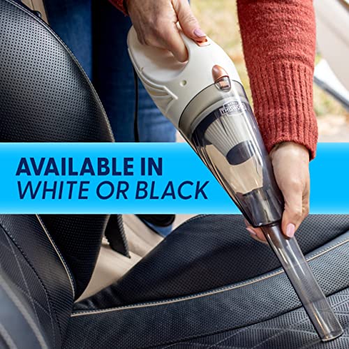 ThisWorx Car Vacuum Cleaner - Small 12V High Power Handheld Portable Car Vacuum w/Accessories, 16 Ft Cord & Bag - Car Gifts for Men Who Have Everything - Detailing Kit Essentials for Travel