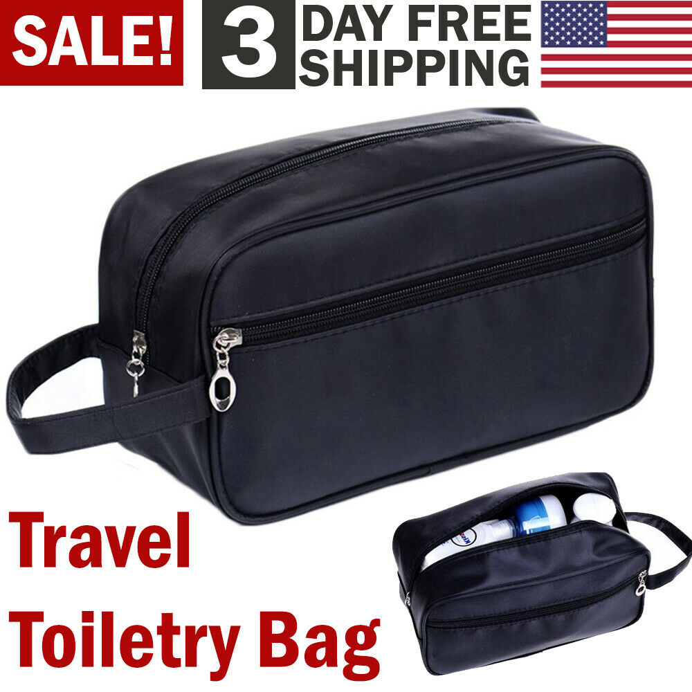 Travel Toiletry Bag Dopp Kit for Men & Women Cosmetics Makeup Shaving Organizer