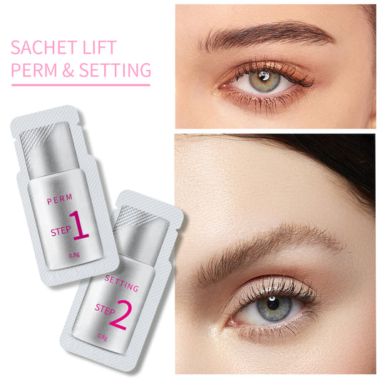 10 Pairs Pouch Eyelash Perm Lotion Lashes Lift Quick Perming 5 To 8 Minutes Beauty Makeup Tools